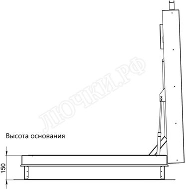 Люк для выхода на кровлю Оптимус 600*2000 Люк для выхода на кровлю Оптимус 600*2000