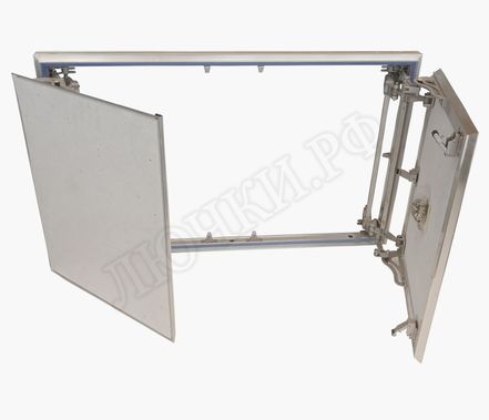 Люк под плитку Нажимной Хаммер Слава 2 створки 750*400 Люк под плитку Нажимной Хаммер Слава 2 створки 750*400