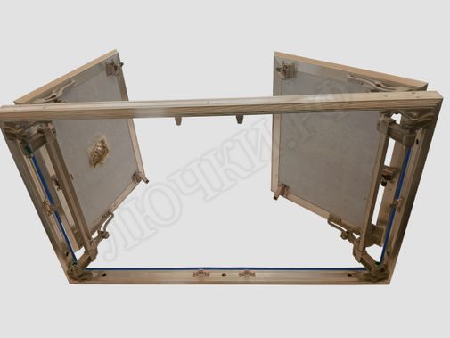 Люк под плитку Нажимной Хаммер Слава 2 створки 750*400 Люк под плитку Нажимной Хаммер Слава 2 створки 750*400