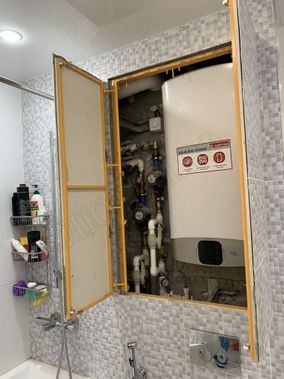 Люк под плитку нажимной Апельсин 2 створки 750*400 Люк под плитку нажимной Апельсин 2 створки 750*400