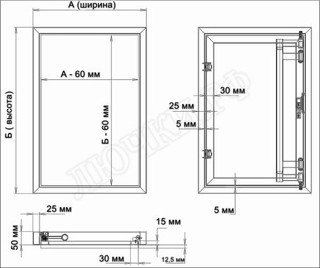 Люк под плитку Атлант 200*2000 Люк под плитку Атлант 200*2000