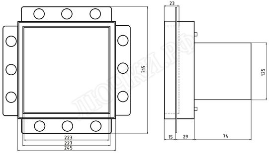 Вытяжной вентилятор Awenta System+, Silent, 125, KWS125W, белая 250*250 Вытяжной вентилятор Awenta System+, Silent, 125, KWS125W, белая 250*250