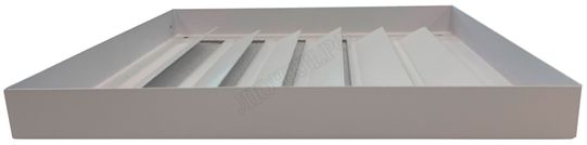 Жалюзийная решетка КДУ накладная 200*100, крепеж через наличник Жалюзийная решетка КДУ накладная 200*100, крепеж через наличник