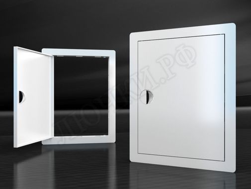 Люк сантехнический пластиковый с ручкой 200*250 Люк сантехнический пластиковый с ручкой 200*250