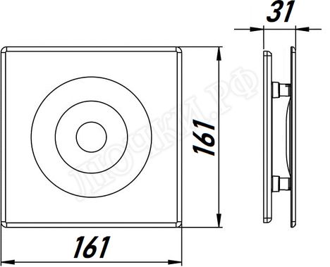 Панель для вентиляторов Awenta System+, Orion, POB100, Белый, пластик Панель для вентиляторов Awenta System+, Orion, POB100, Белый, пластик
