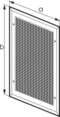 с перфорацией 3*5 мм накладная 334*734, RAL 9010 глянцевый с перфорацией 3*5 мм накладная 334*734, RAL 9010 глянцевый